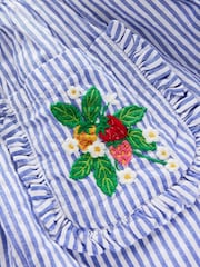 Boden Blue 100% Cotton Applique Pocket Skirt - Image 4 of 4