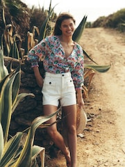 Boden Green Easy 100% Cotton Blouse - Image 1 of 6