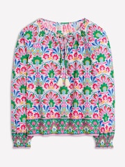 Boden Green Easy 100% Cotton Blouse - Image 6 of 6