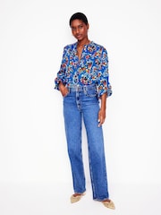 Boden Blue Ara Long Sleeve Top - Image 2 of 7