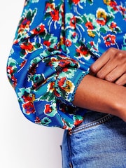 Boden Blue Ara Long Sleeve Top - Image 6 of 7