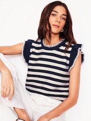 Boden 100% Cotton Lena Stitch Detail Tank - Imagen 1 de 6
