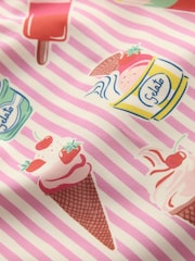 Boden Pink Cross-Back Printed Swimsuit - Image 5 of 5