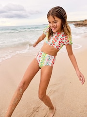 Boden Multi Sandy Puff Sleeve Bikini - Image 1 of 4