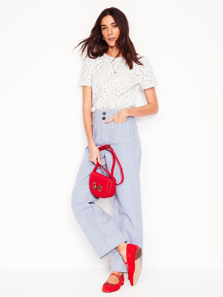 Boden 100% Cotton Edi Embroidered Blouses - Imagen 1 de 5