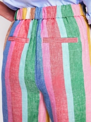 Boden Green Dulwich Linen 100% Cotton Trousers - Image 6 of 7