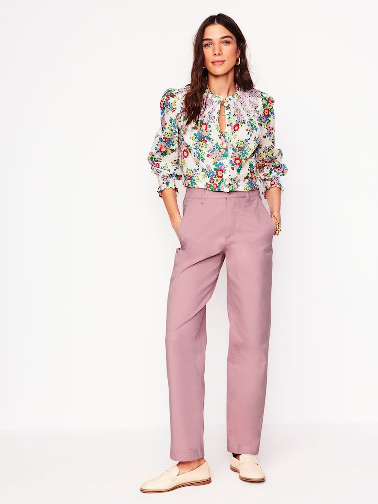 Boden Pink Barnsbury Chino Trousers - Image 1 of 6