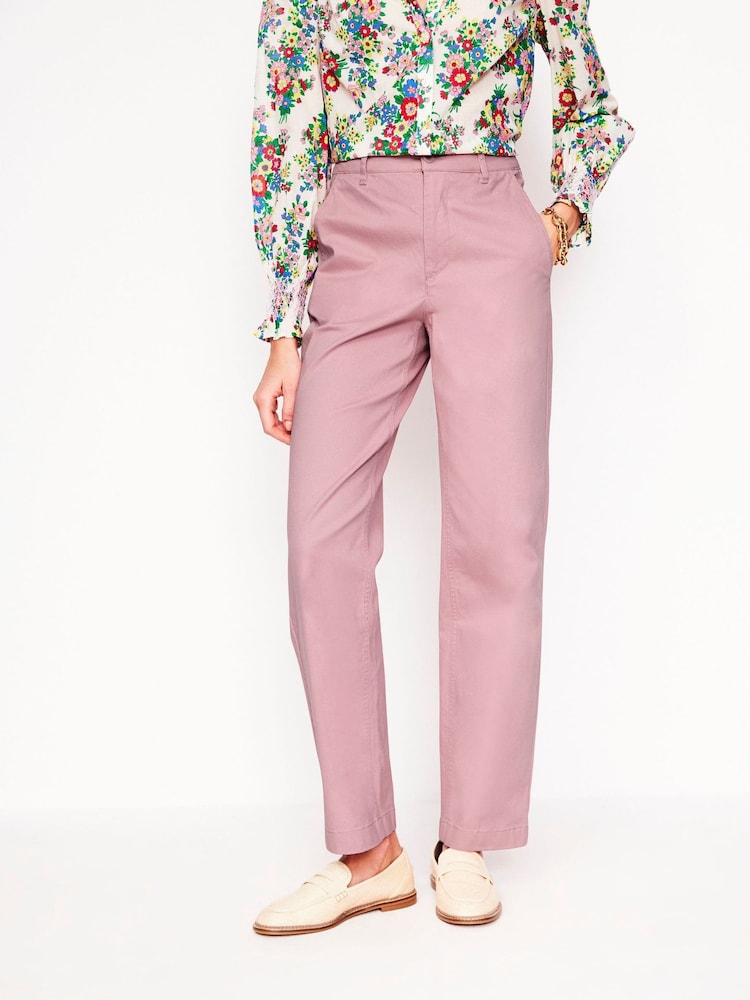 Boden Pink Barnsbury Chino Trousers - Image 4 of 6