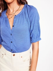 Boden Blue Bonnie Jersey Shirt - Image 2 of 4