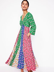 Boden Pink Lisa Long Sleeve Tea Dress - Image 5 of 6