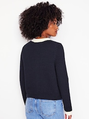 Boden Blue Libby Knitted Jacket - Image 3 of 8