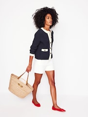 Boden Blue Libby Knitted Jacket - Image 4 of 8