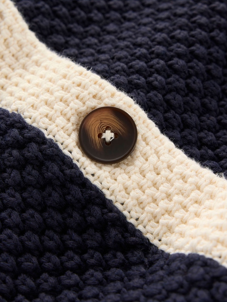 Boden Blue Libby Knitted Jacket - Image 8 of 8