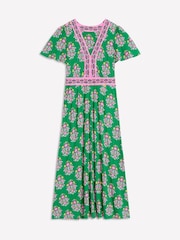 Boden Green Ellie Flutter Maxi Tea Dress - Image 5 of 5