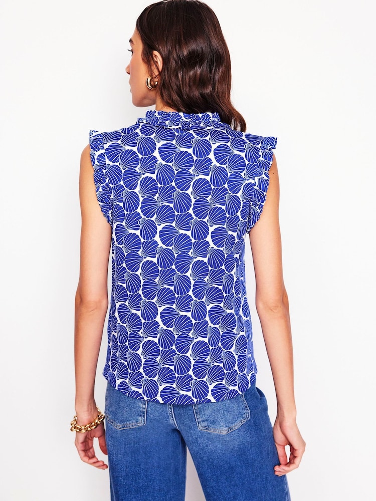 Boden Blue Lola Sleeveless Top - Image 2 of 5 Boden Blue Lola Sleeveless Top - Image 2 of 5