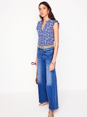 Boden Blue Lola Sleeveless Top - Image 3 of 5