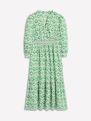 Boden Elena 100% Cotton Tiered Midi Dress - Изображение 6 из 6