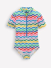 Boden Blue Short Sleeved Swimsuit - Image 2 of 4