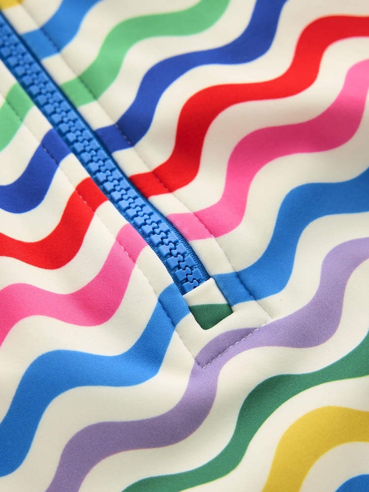 Boden Blue Short Sleeved Swimsuit - Image 4 of 4