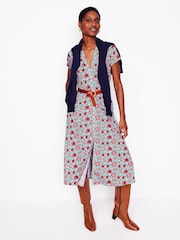 Boden White Sara Jersey Shirt Dress - Image 5 of 6