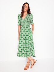 Boden Bethany Smocked Jersey Dress - Bild 2 von 6