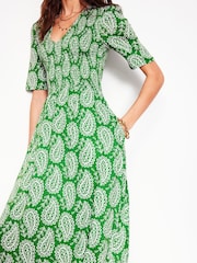 Boden Bethany Smocked Jersey Dress - Bild 3 von 6