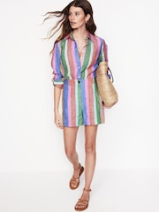 Boden Red Sienna Linen Shirt - Image 2 of 6