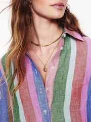 Boden Red Sienna Linen Shirt - Image 3 of 6