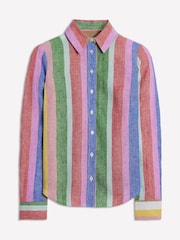 Boden Red Sienna Linen Shirt - Image 6 of 6