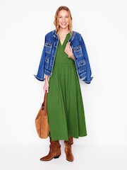 Boden Green Chloe Jersey Midi Dress - Image 4 of 5