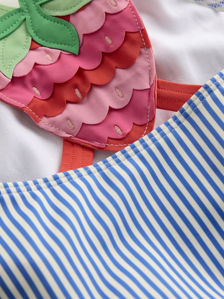 Boden Blue Brodie Appliqué Back Swimsuit - Image 5 of 5
