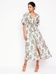 Boden Multi Lillian 100% Cotton Midi Dress - Image 2 of 6