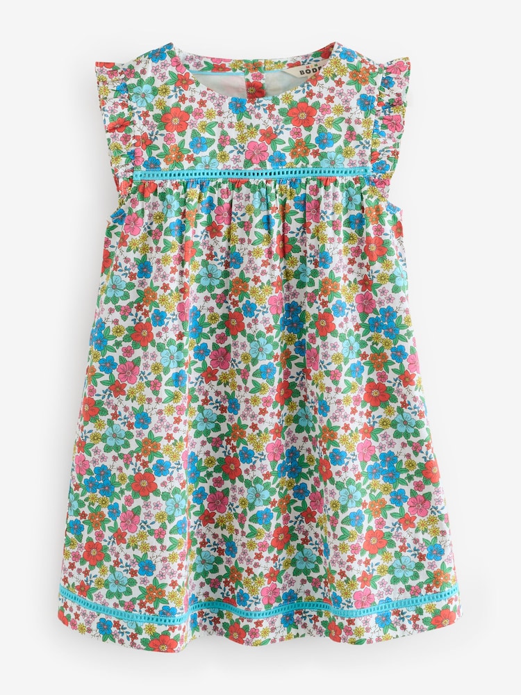 Boden Blue Celia Woven Holiday Dress - Image 1 of 1
