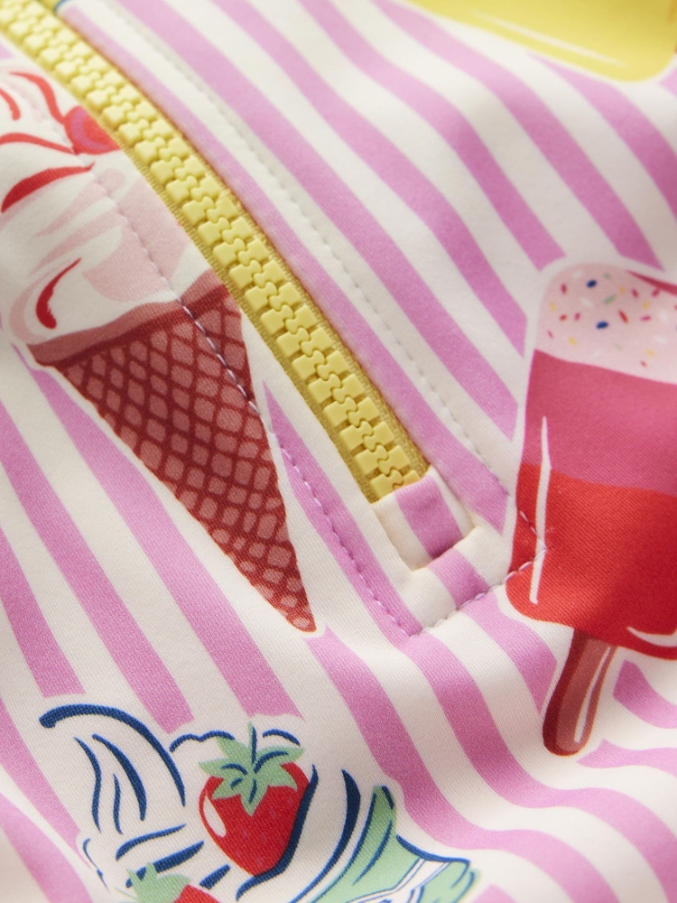 Boden Pink Short Sleeved Swimsuit - Image 3 of 3