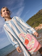 Boden Blue Mara Towelling Throw-On Top - Image 1 of 4