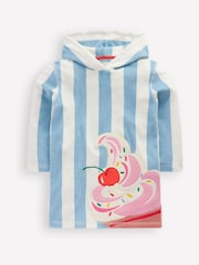 Boden Blue Mara Towelling Throw-On Top - Image 2 of 4
