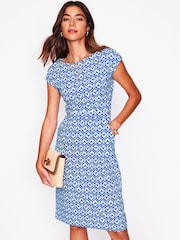 Boden Blue 100% Cotton Florrie Jersey Dress - Image 1 of 5