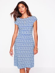 Boden Blue 100% Cotton Florrie Jersey Dress - Image 4 of 5