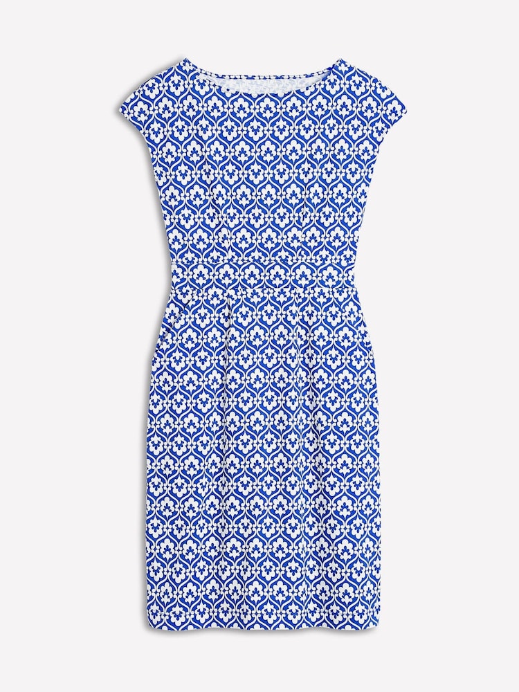 Boden Blue 100% Cotton Florrie Jersey Dress - Image 5 of 5