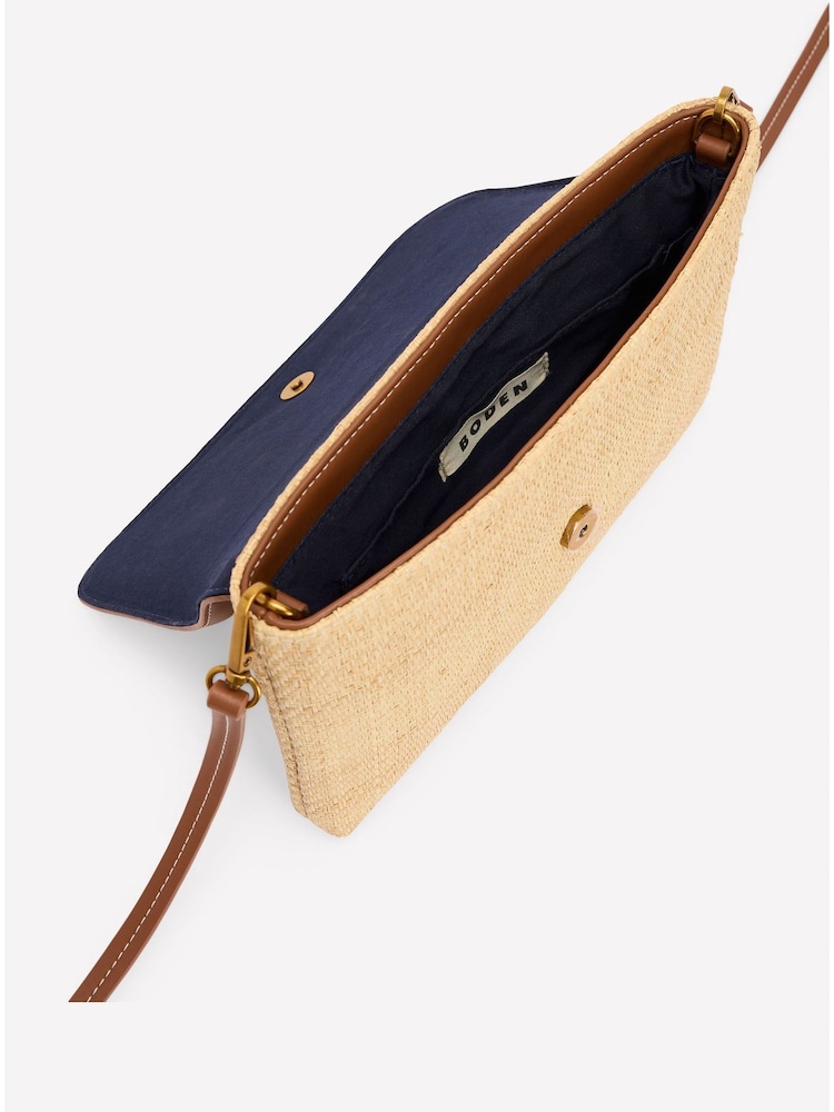 Boden Natural Snaffle Clutch Bag - Image 4 of 4 Boden Natural Snaffle Clutch Bag - Image 4 of 4
