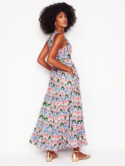 Boden Multi Serena Tie Maxi Dress - Image 2 of 4