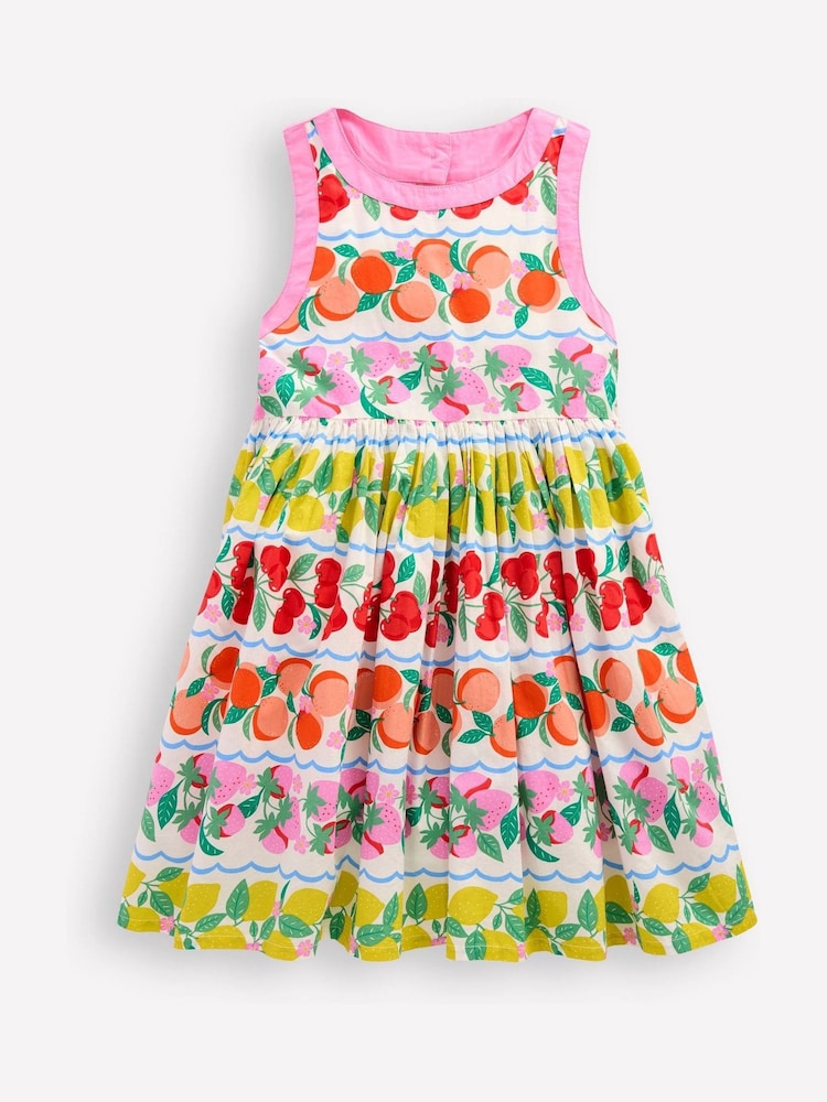 Rosa - Boden Harlow Back Detail 100% Cotton Dress - Imagen 1 de 5