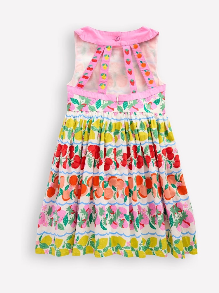 Rosa - Boden Harlow Back Detail 100% Cotton Dress - Imagen 2 de 5