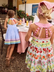 Rosa - Boden Harlow Back Detail 100% Cotton Dress - Imagen 3 de 5