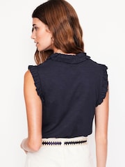 Boden Blue Lola Sleeveless Top - Image 2 of 5