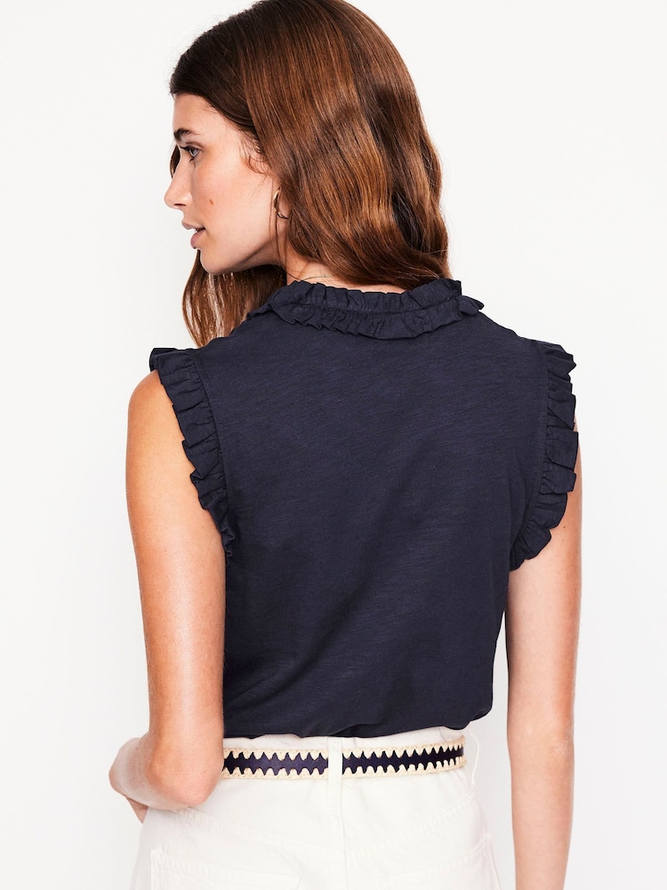 Boden Blue Lola Sleeveless Top - Image 2 of 5