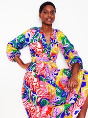 Boden Multi 100% Cotton Faye Double Cloth Dress - Image 1 of 5