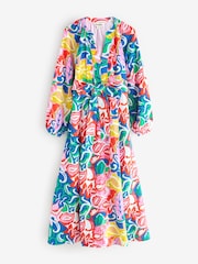 Boden Multi 100% Cotton Faye Double Cloth Dress - Image 5 of 5