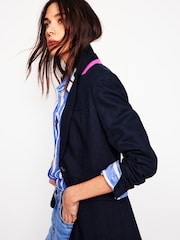 Boden Blue Stamford Linen Blazer - Image 5 of 6