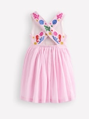 Pink - Boden 100% Cotton Harper Cross-Back Dress - Bild 4 von 5